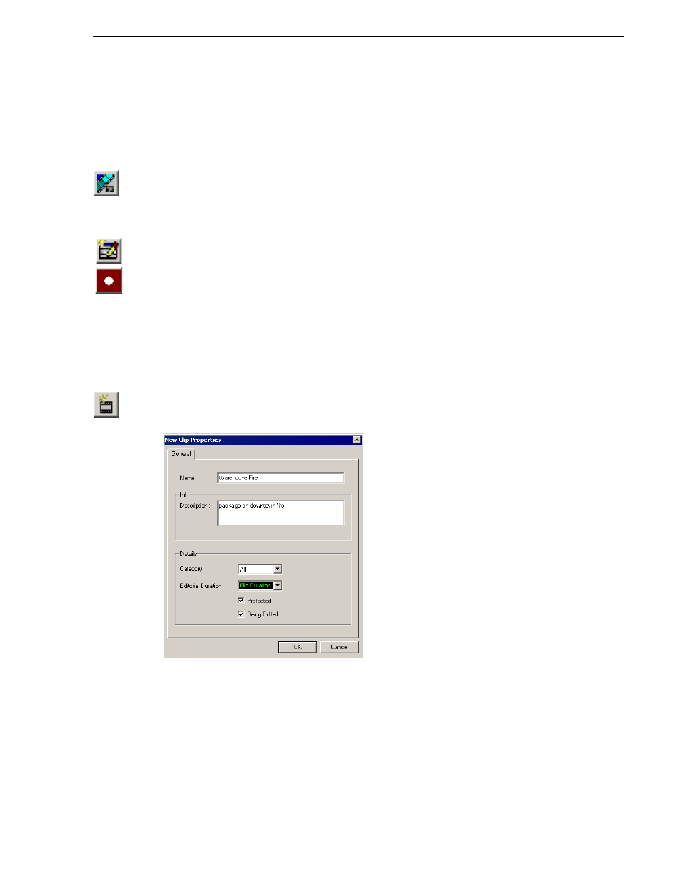 Linking clips, Creating new placeholders, Linking clips creating new placeholders | Grass Valley Aurora Ingest v.6.1 User Manual | Page 77 / 84