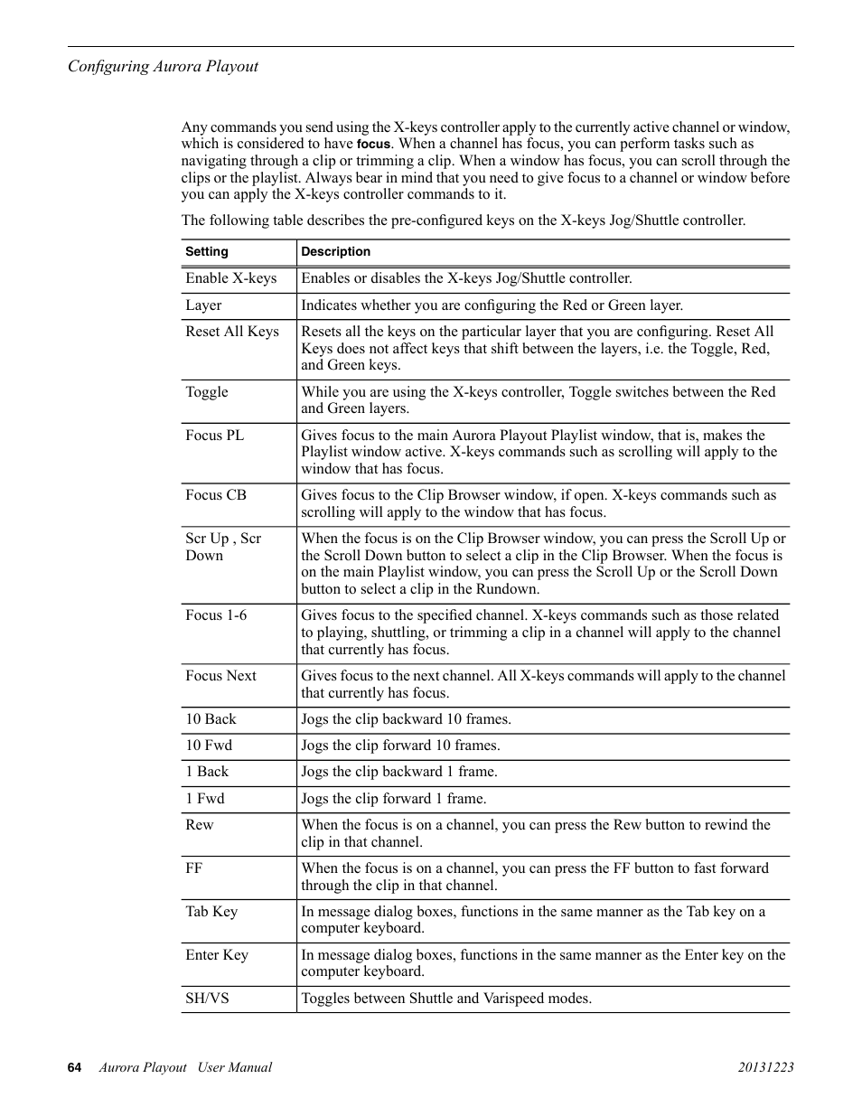 Grass Valley Aurora Playout v.8.1 User Manual | Page 64 / 186