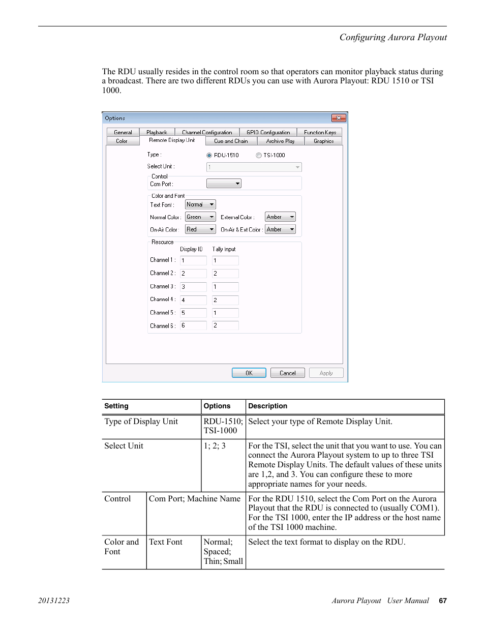 Grass Valley Aurora Playout v.8.1 User Manual | Page 67 / 186