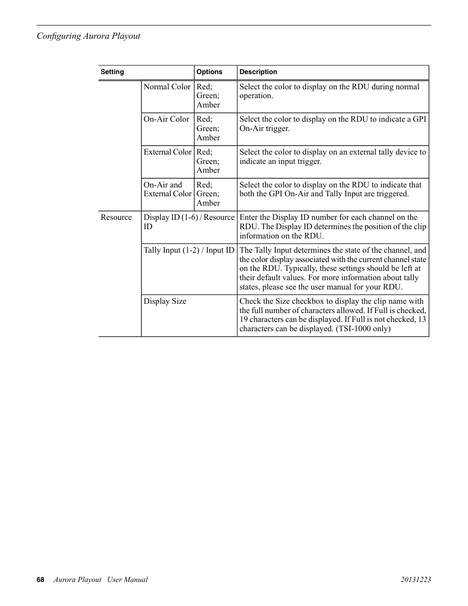 Grass Valley Aurora Playout v.8.1 User Manual | Page 68 / 186