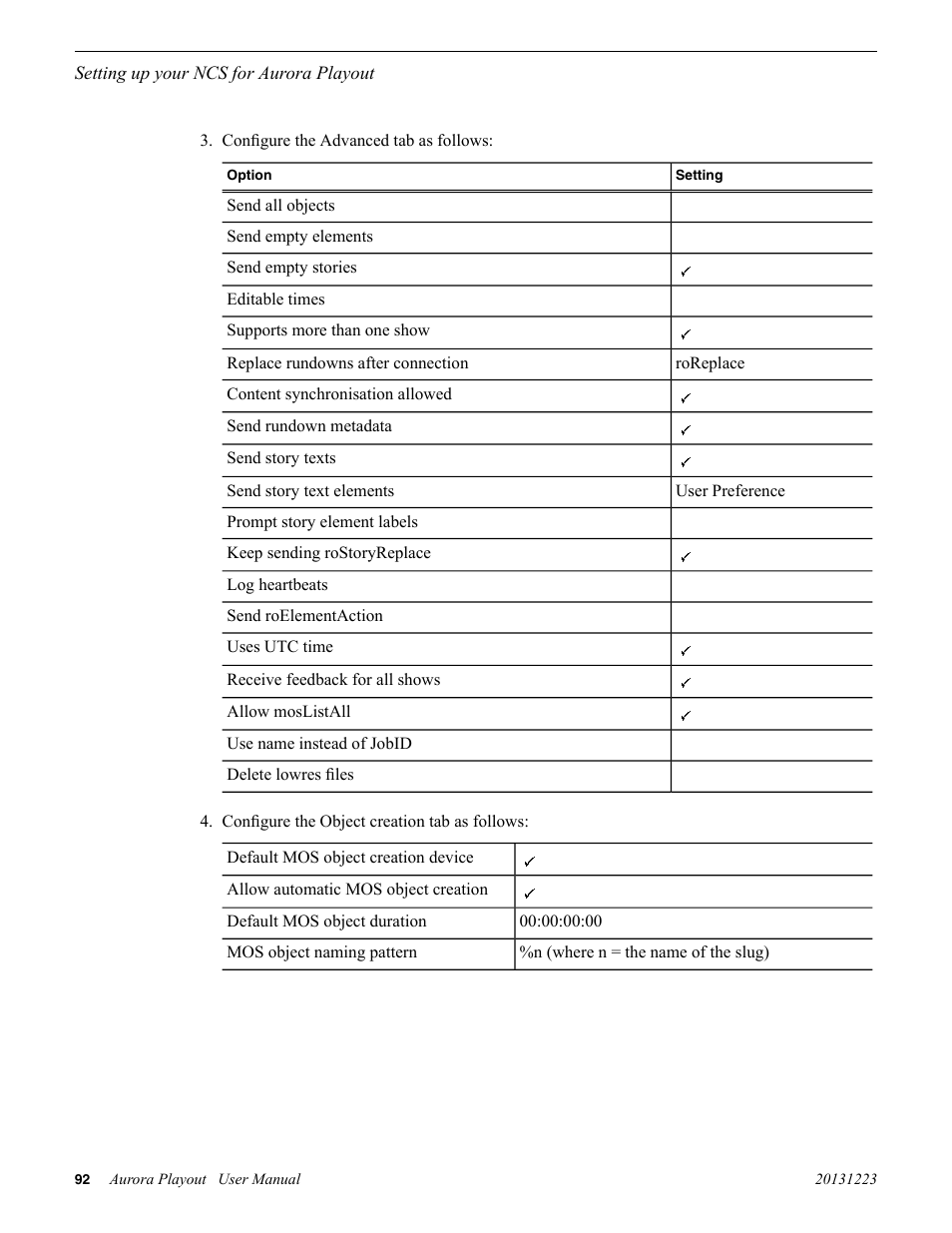 Grass Valley Aurora Playout v.8.1 User Manual | Page 92 / 186