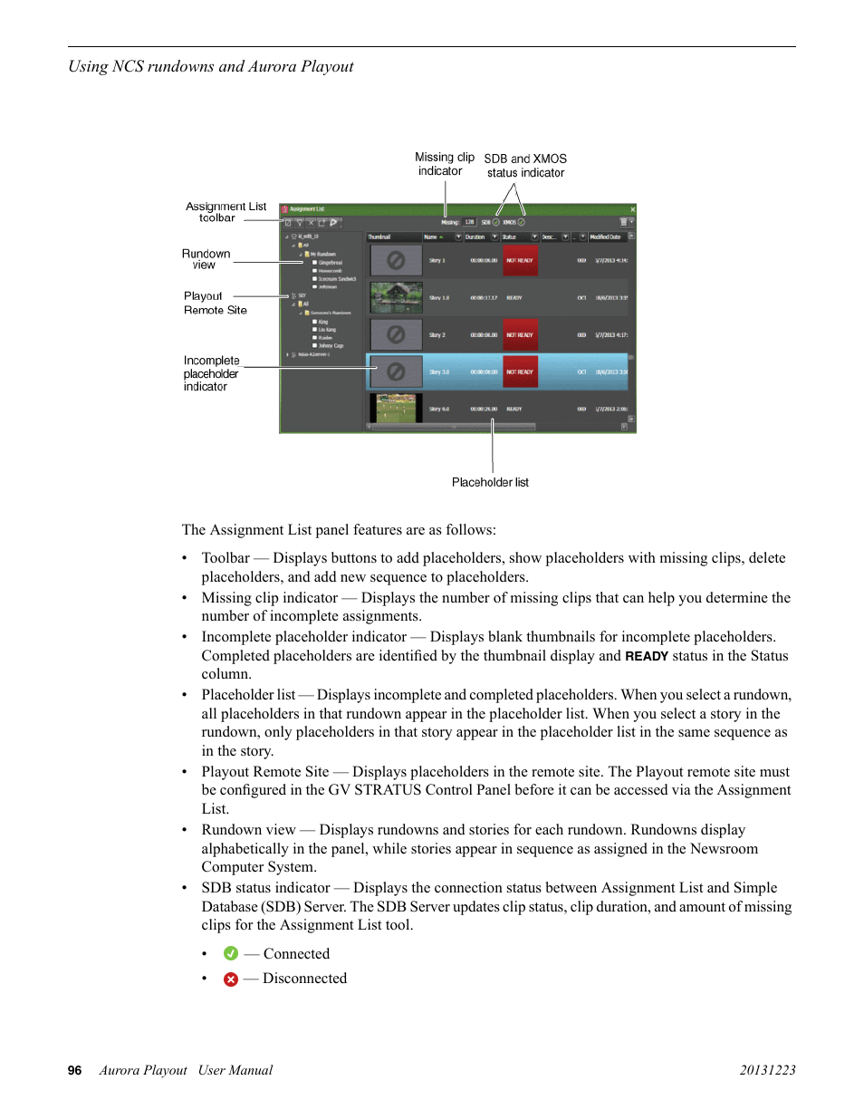 Grass Valley Aurora Playout v.8.1 User Manual | Page 96 / 186