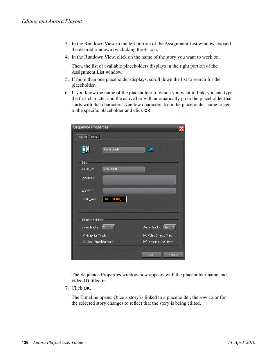 Grass Valley Aurora Playout v.7.0 User Manual | Page 138 / 224