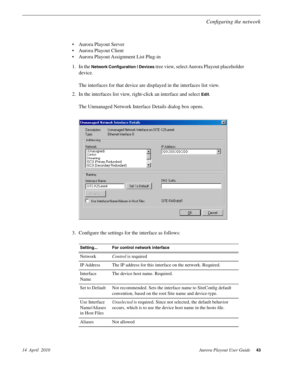 Grass Valley Aurora Playout v.7.0 User Manual | Page 43 / 224