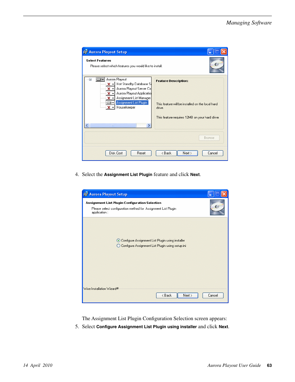 Grass Valley Aurora Playout v.7.0 User Manual | Page 63 / 224