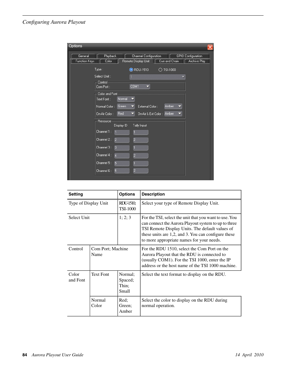 Grass Valley Aurora Playout v.7.0 User Manual | Page 84 / 224