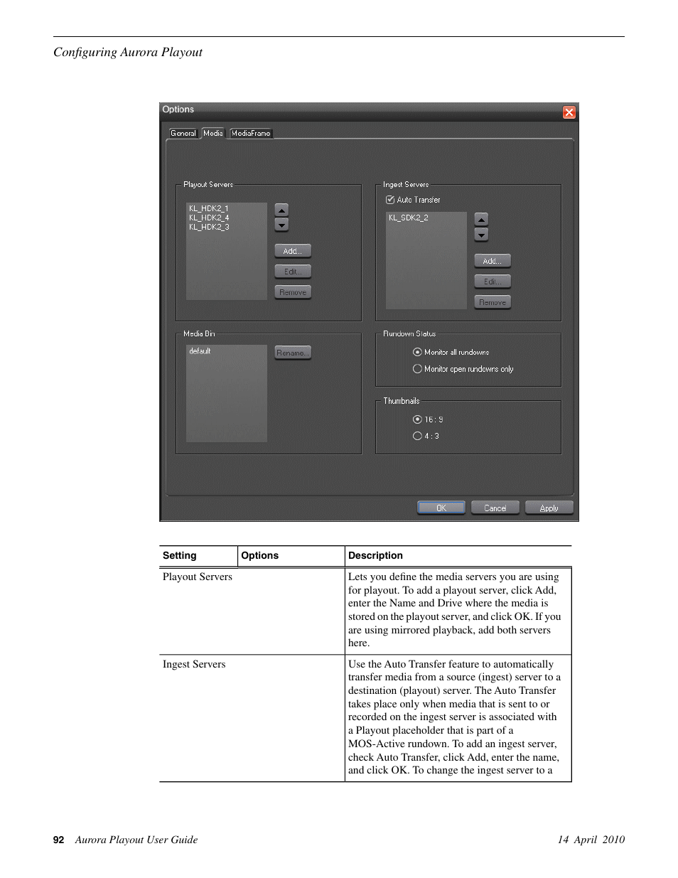 Grass Valley Aurora Playout v.7.0 User Manual | Page 92 / 224