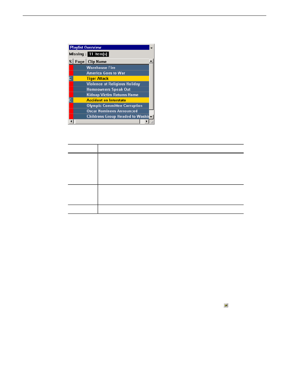 Creating a playlist, Opening an ncs rundown | Grass Valley Aurora Playout v.6.5 User Manual | Page 114 / 184