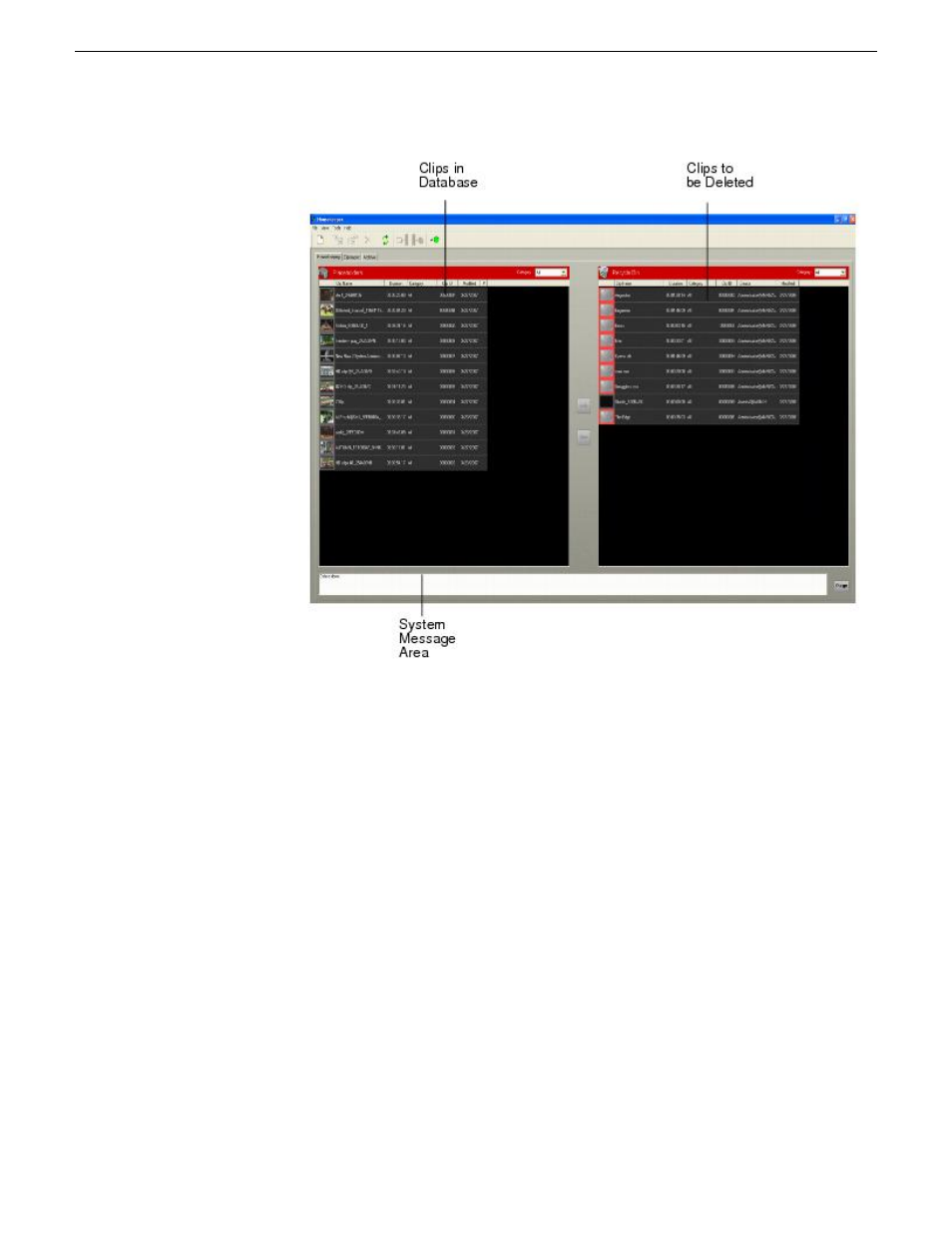 About clip import tab | Grass Valley Aurora Playout v.6.5 User Manual | Page 133 / 184