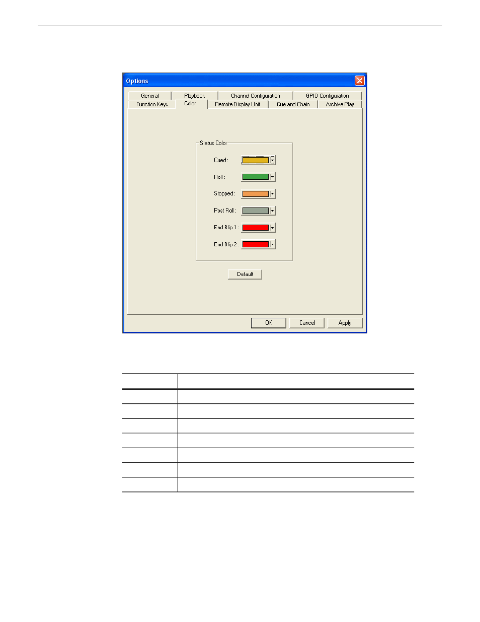 Configuring the remote display unit (rdu) | Grass Valley Aurora Playout v.6.5 User Manual | Page 55 / 184