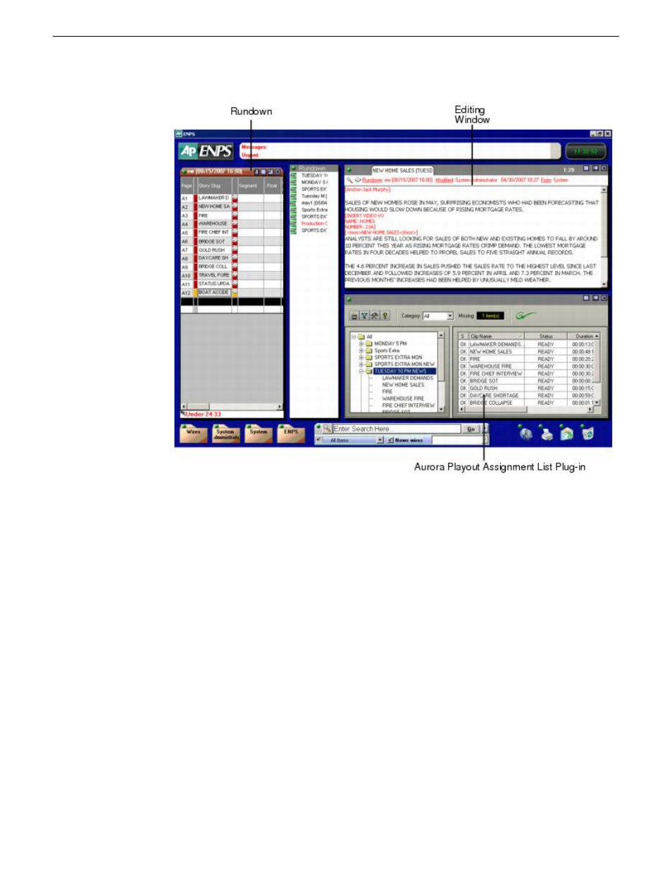 Creating placeholders automatically in enps | Grass Valley Aurora Playout v.6.5 User Manual | Page 83 / 184