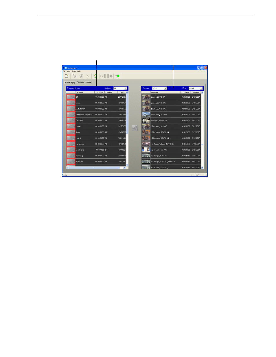 The archive tab | Grass Valley Aurora Playout v.6.3 User Manual | Page 113 / 130