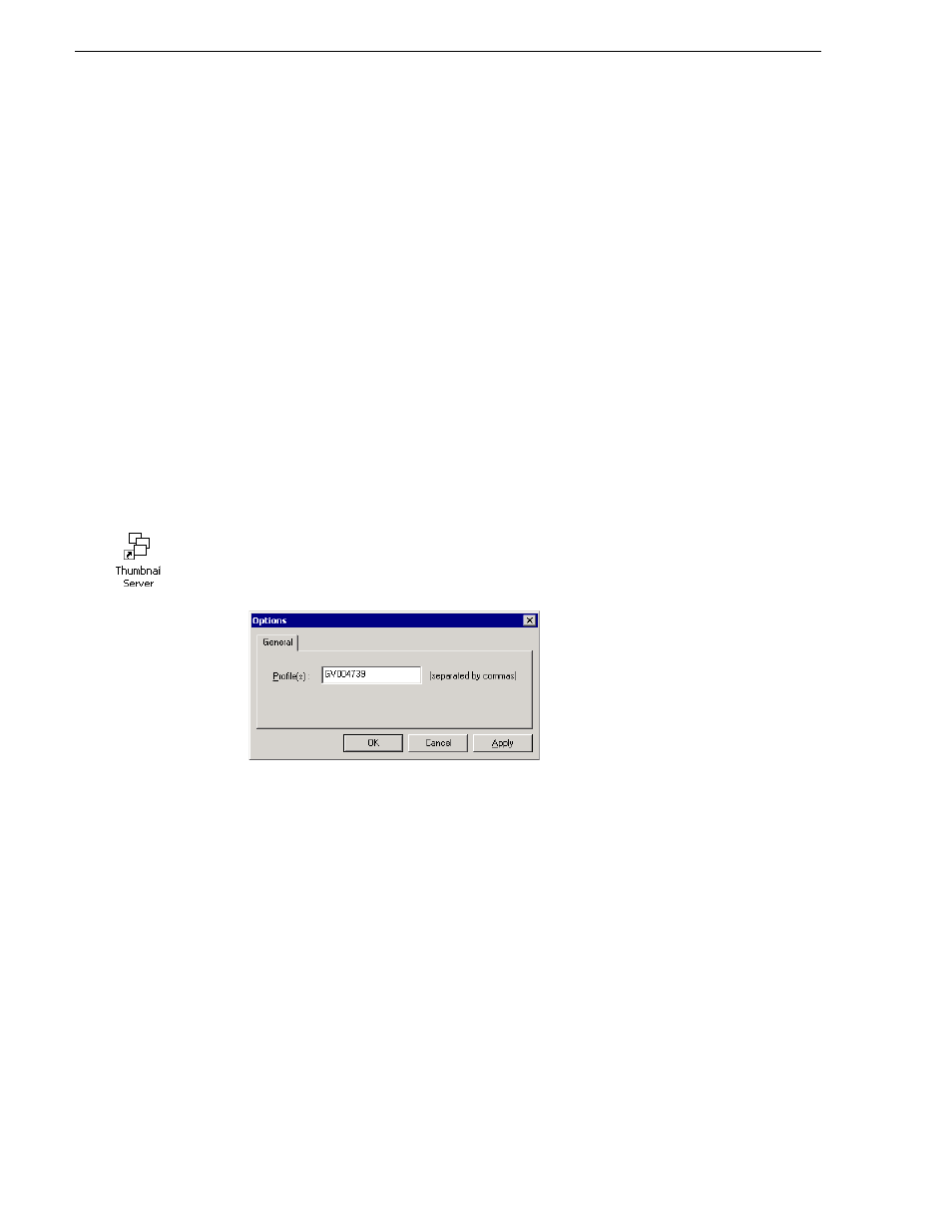 Configuring the thumbnail server, Creating a thumbnail folder, Setting up the thumbnail server | Configuring the xmos server, Configuring the xmos | Grass Valley Aurora Playout v.6.3 User Manual | Page 62 / 130