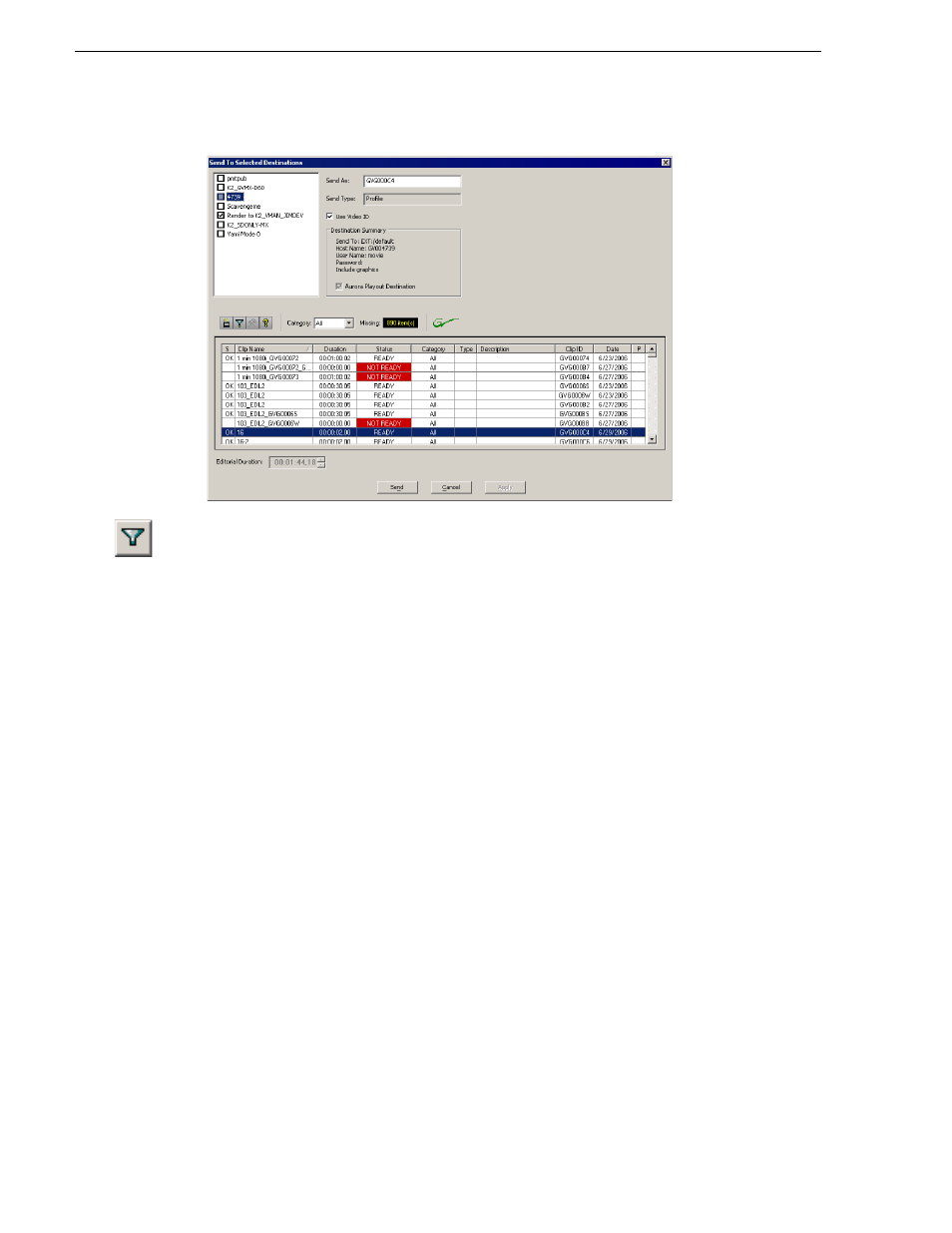 Additional assignment list features | Grass Valley Aurora Playout v.6.3 User Manual | Page 88 / 130