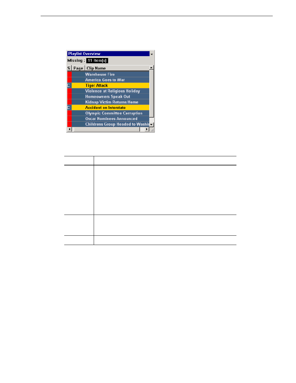 Playlist overview, Creating a playlist, Opening an ncs rundown | Grass Valley Aurora Playout v.6.3 User Manual | Page 99 / 130