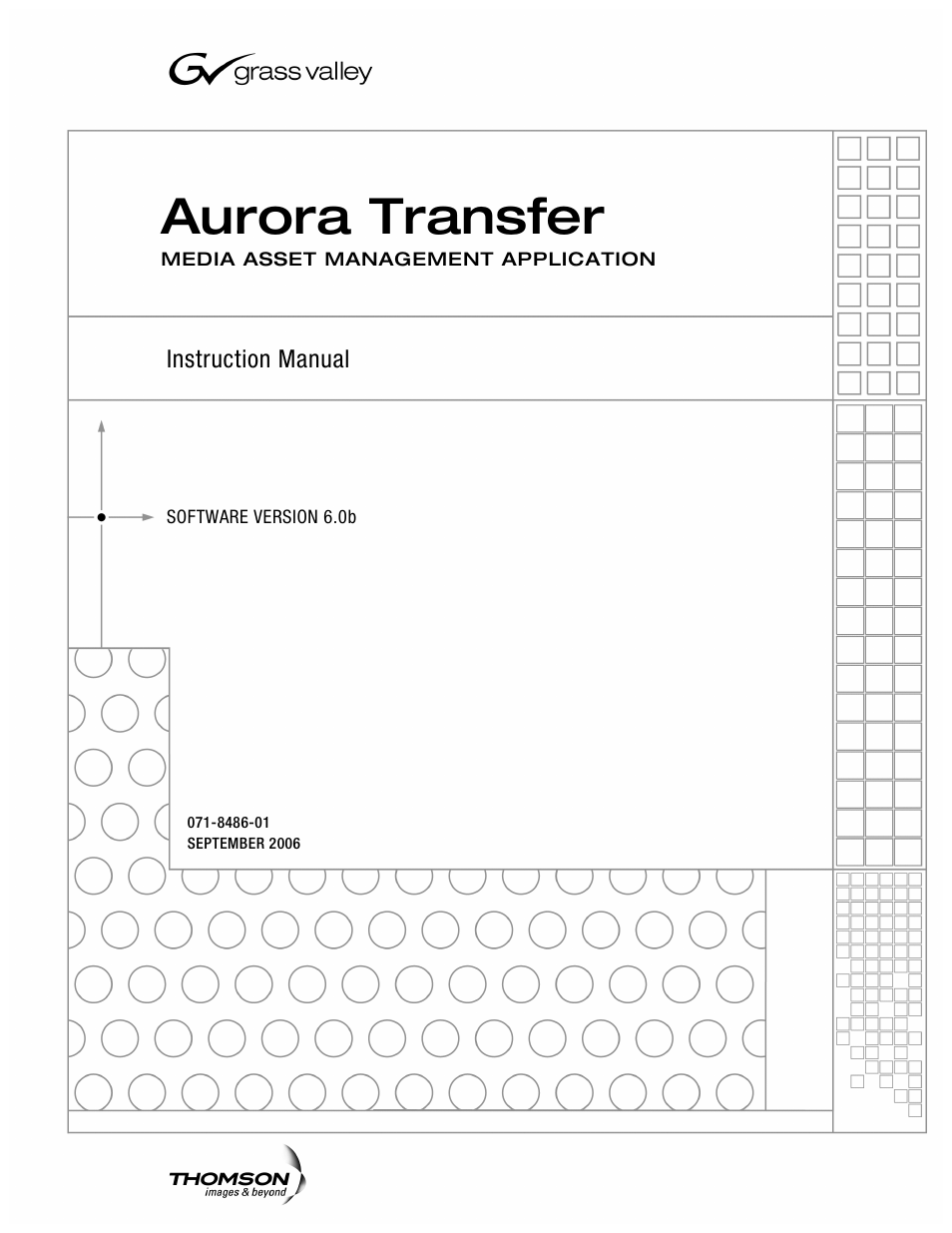Grass Valley Aurora Transfer v.6.0b User Manual | 74 pages