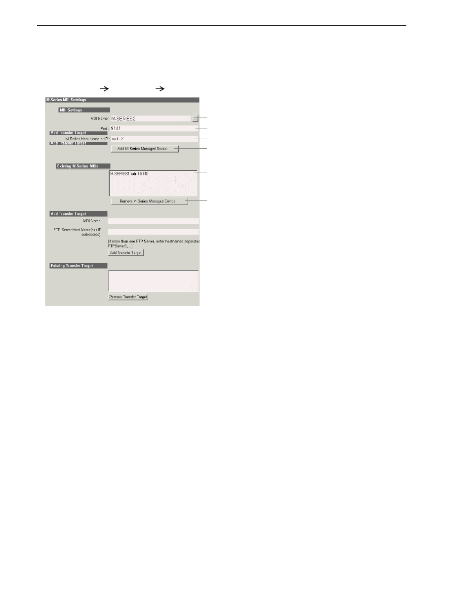 Configure m-series mdis, Configure m-series mdis” on, Chapter 3 configuring the aurora transfer system | Grass Valley Aurora Transfer v.6.0b User Manual | Page 32 / 74