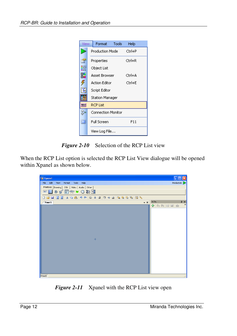 Grass Valley Branding Panel User Manual | Page 20 / 87