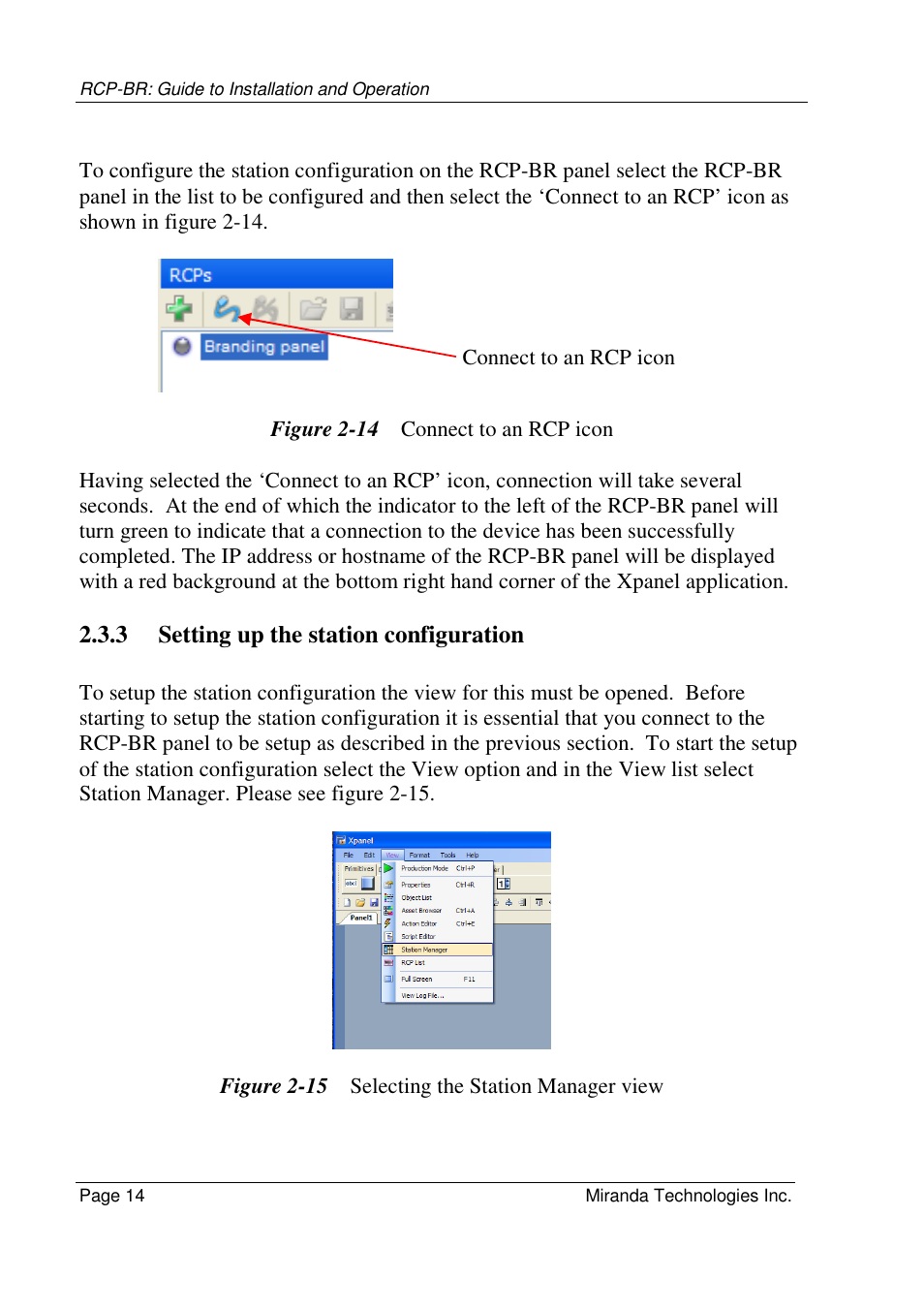 Grass Valley Branding Panel User Manual | Page 22 / 87