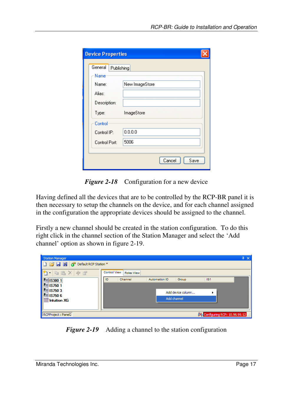 Grass Valley Branding Panel User Manual | Page 25 / 87