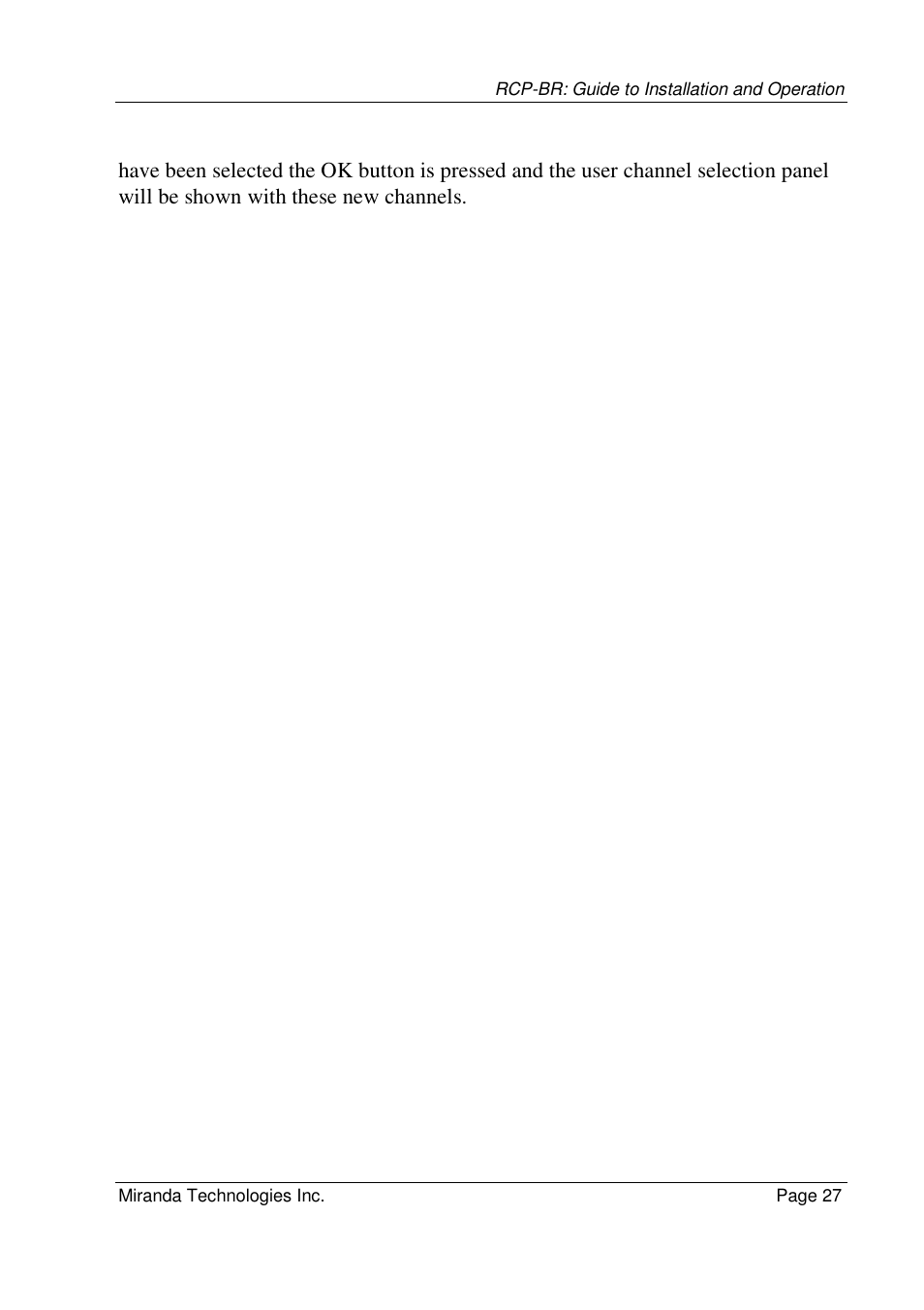 Grass Valley Branding Panel User Manual | Page 35 / 87