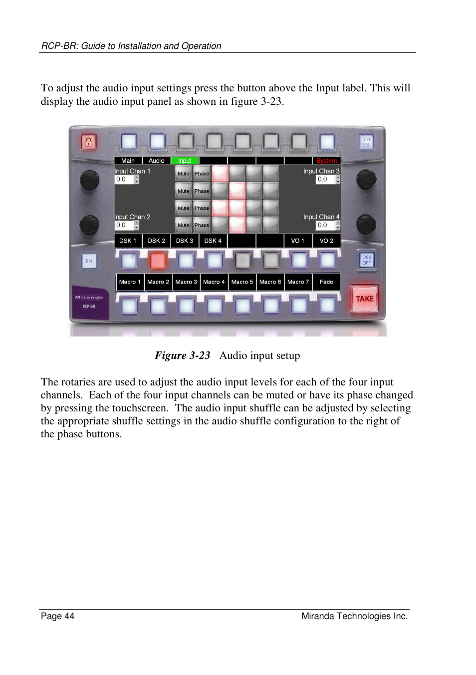 Grass Valley Branding Panel User Manual | Page 52 / 87