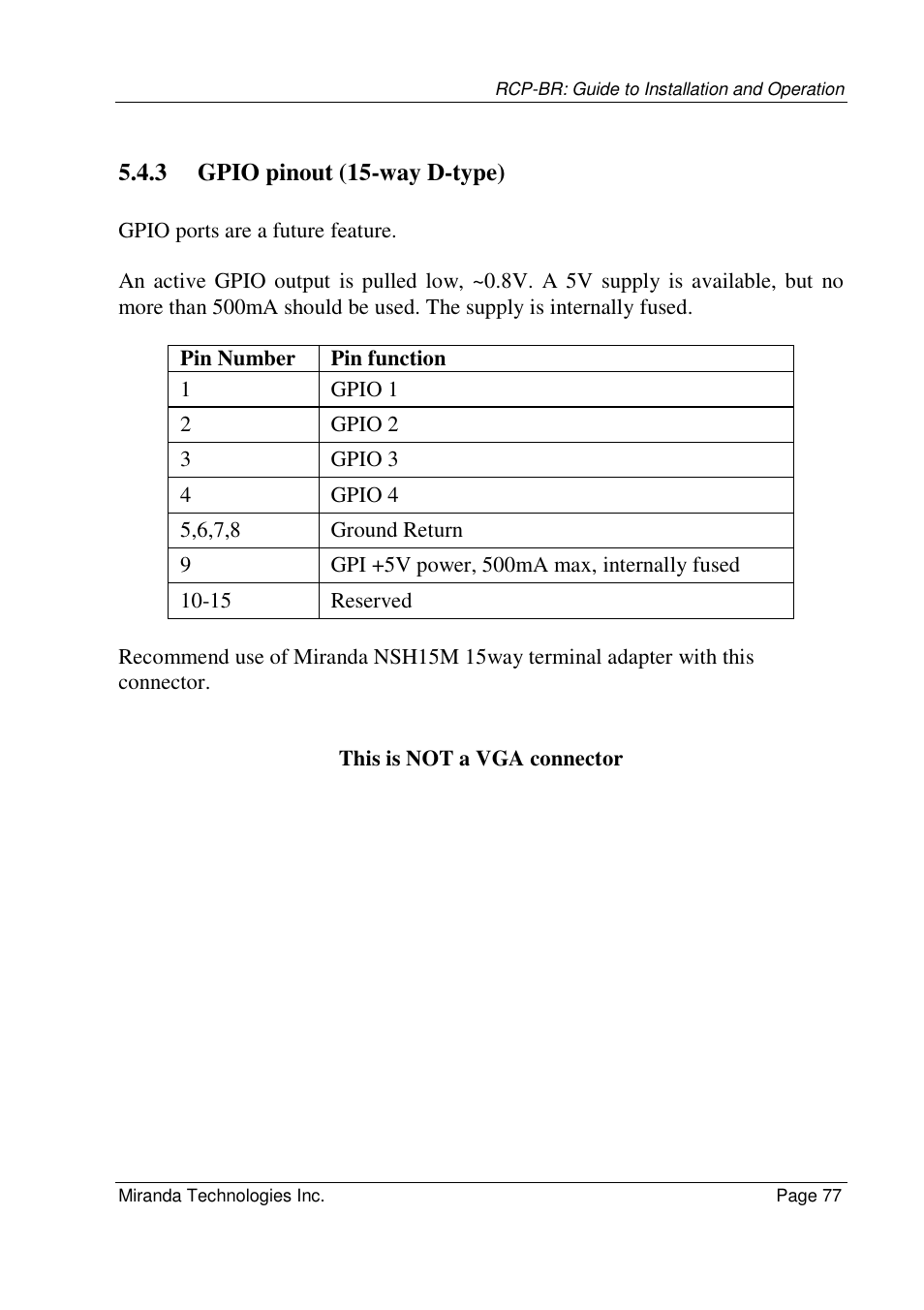Grass Valley Branding Panel User Manual | Page 85 / 87