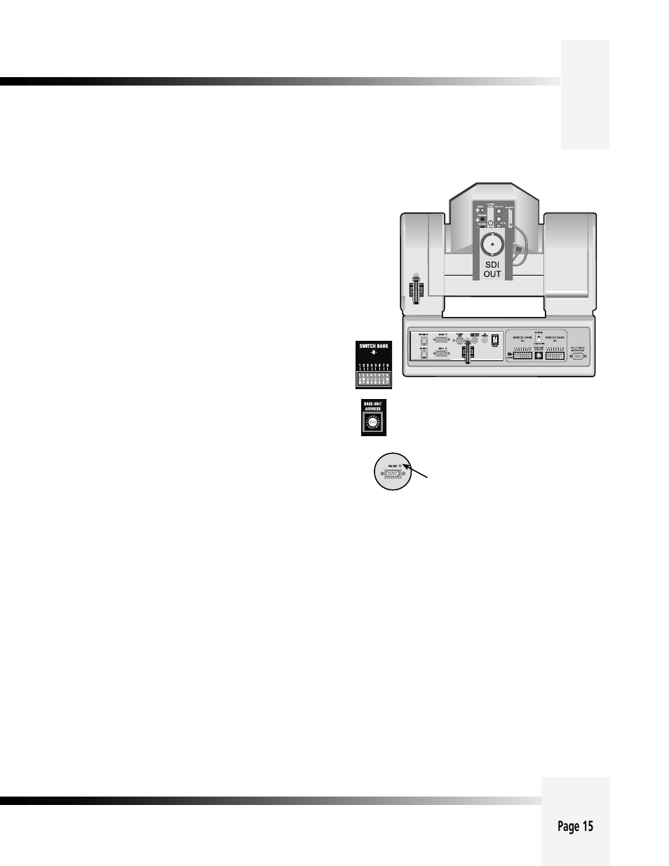 Appendix a: troubleshooting, Page 15 | Grass Valley 3-CCD CameraMan Rev A User Manual | Page 18 / 33