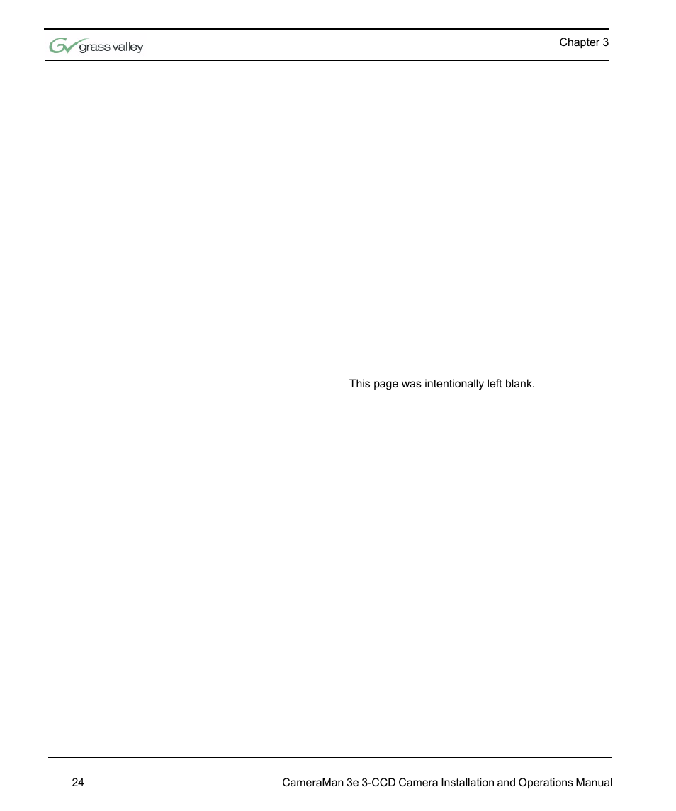 Grass Valley 3e CameraMan User Manual | Page 32 / 58