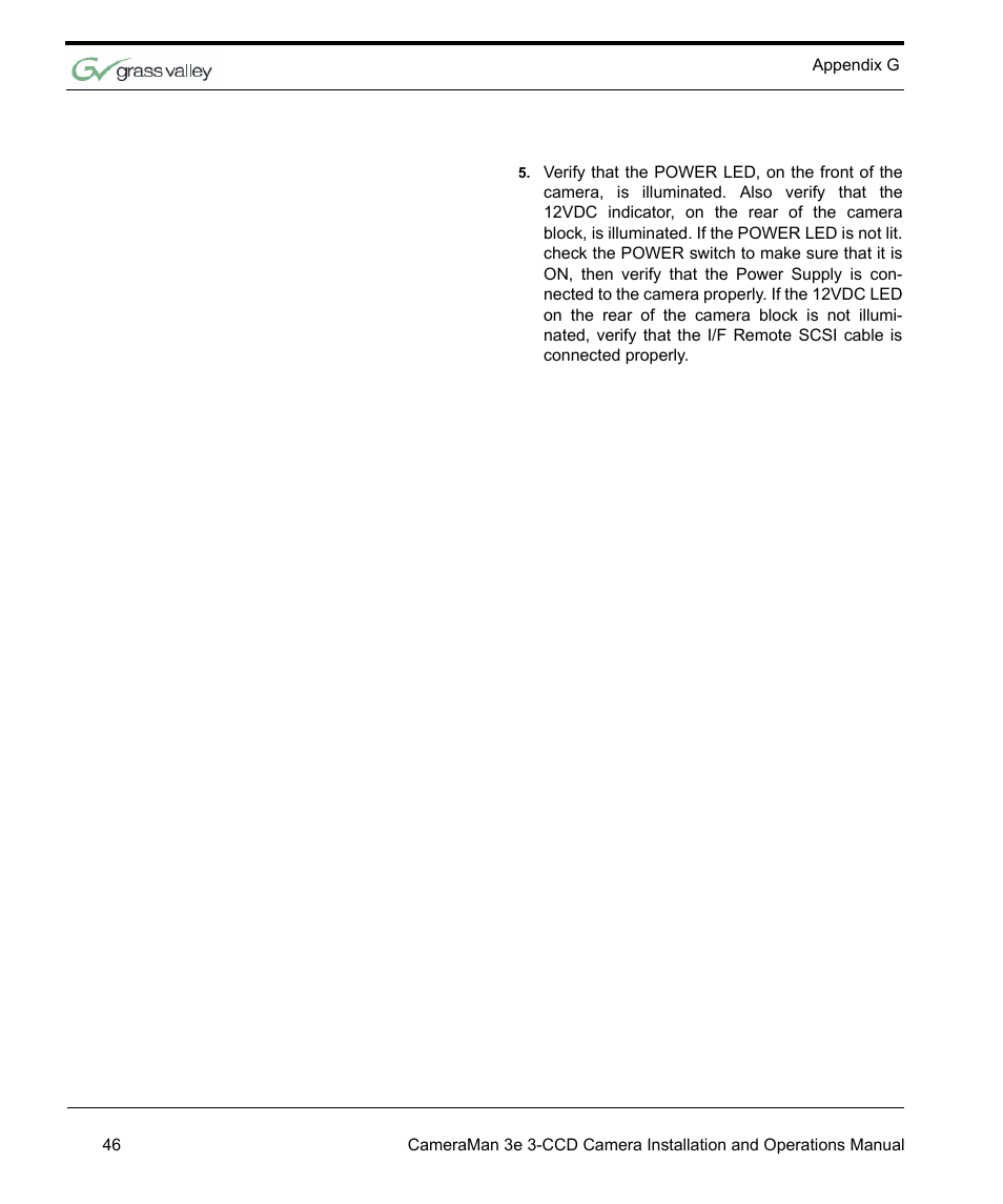 Grass Valley 3e CameraMan User Manual | Page 54 / 58