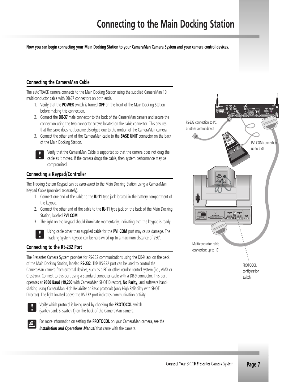 Page 7 | Grass Valley 3-CCD CameraMan Rev.B User Manual | Page 10 / 35
