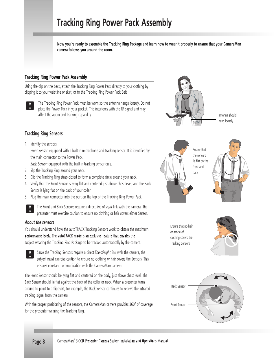Tracking ring power pack assembly | Grass Valley 3-CCD CameraMan Rev.B User Manual | Page 11 / 35