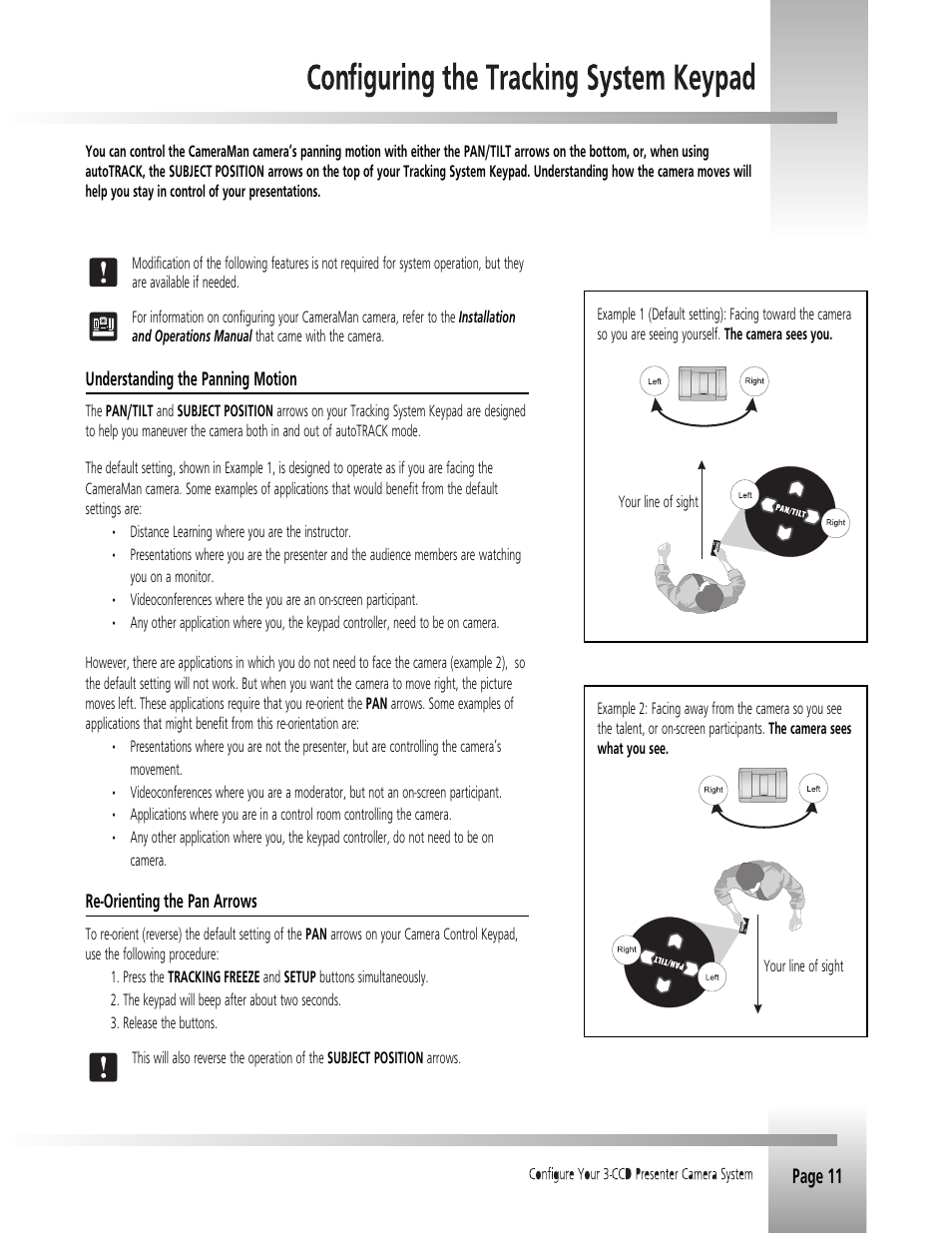 Page 11 | Grass Valley 3-CCD CameraMan Rev.B User Manual | Page 14 / 35
