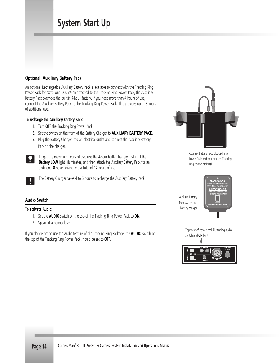 Grass Valley 3-CCD CameraMan Rev.B User Manual | Page 17 / 35