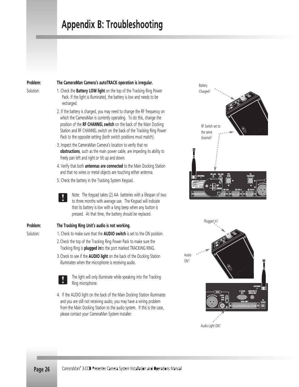 Grass Valley 3-CCD CameraMan Rev.B User Manual | Page 29 / 35