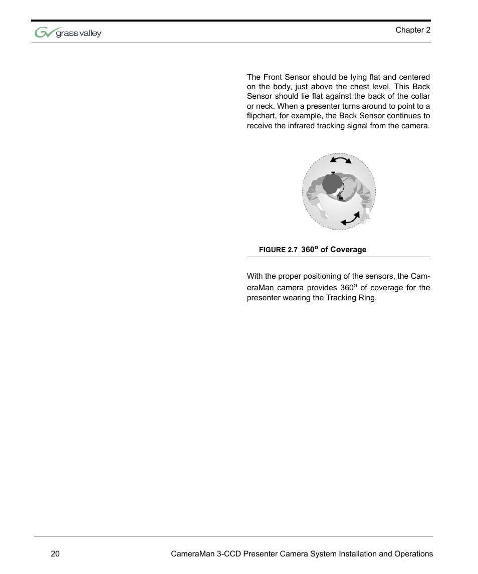 Grass Valley 3-CCD CameraMan Rev.C User Manual | Page 26 / 70
