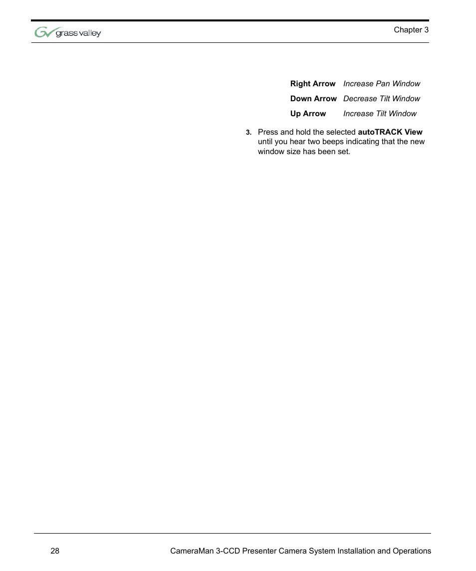 Grass Valley 3-CCD CameraMan Rev.C User Manual | Page 34 / 70