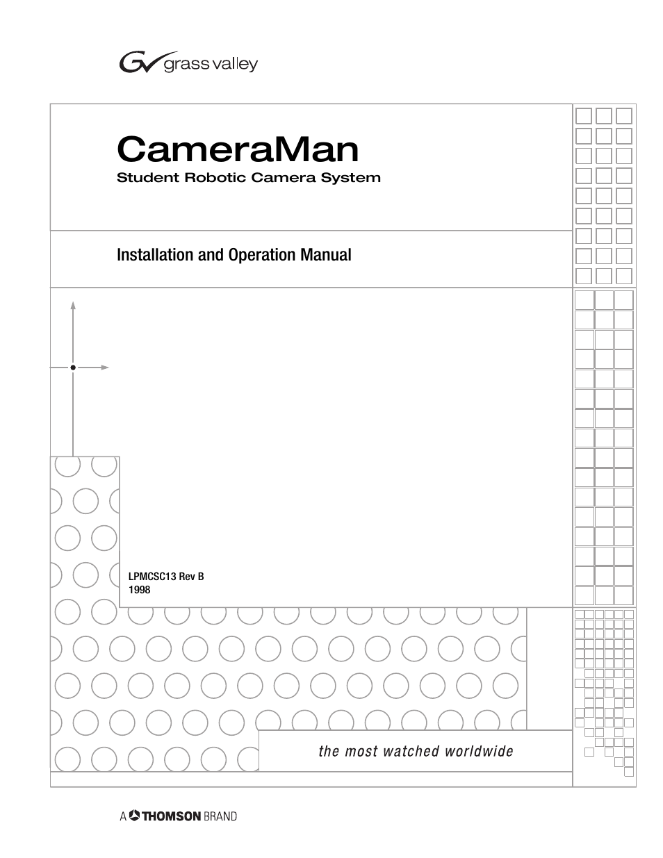 Grass Valley 3e Student CameraMan Rev.B User Manual | 17 pages