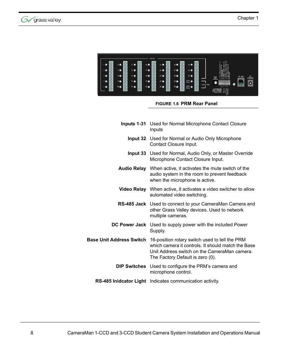 Grass Valley 3e Student CameraMan User Manual | Page 14 / 42