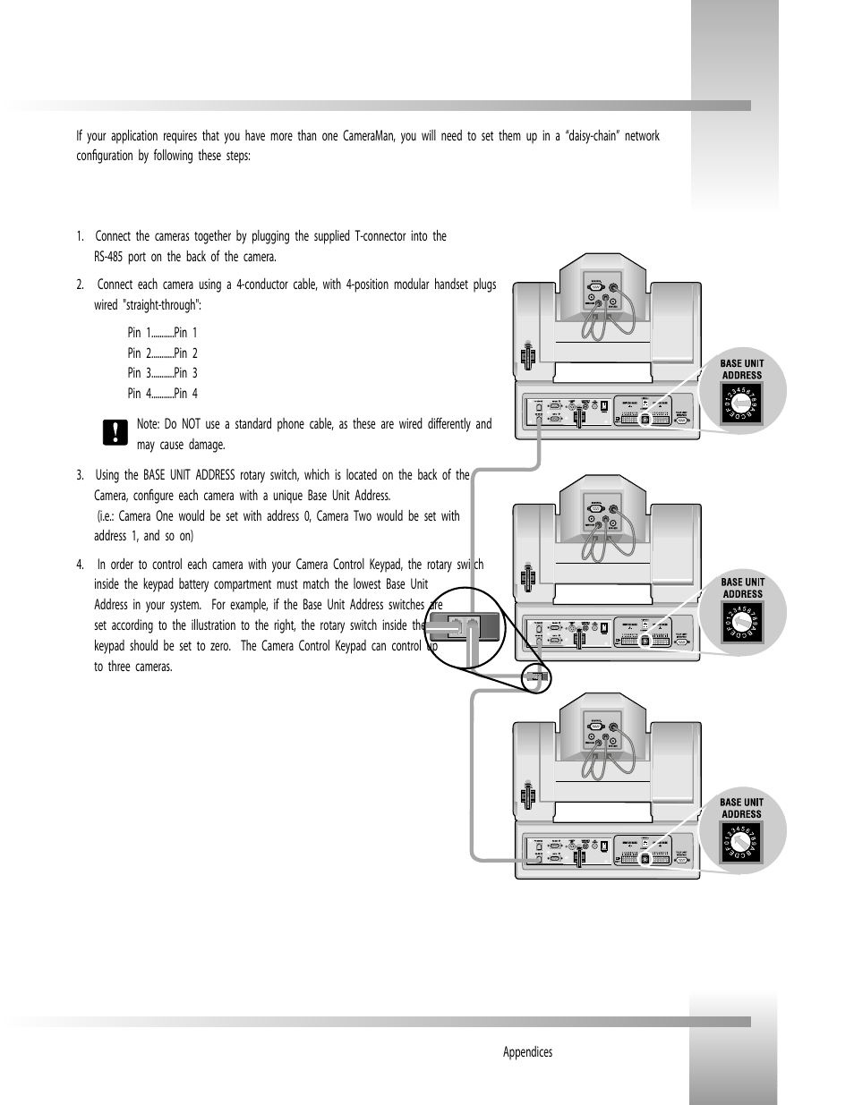 Appendix b: multi-camera applications | Grass Valley 3-CCD ANALOG CameraMan Rev.B User Manual | Page 18 / 28