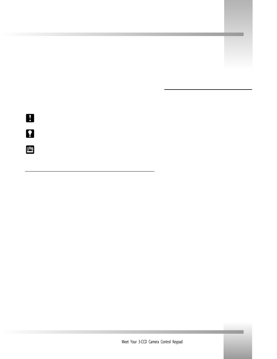Grass Valley CameraMan Control Keypad User Manual | Page 4 / 17