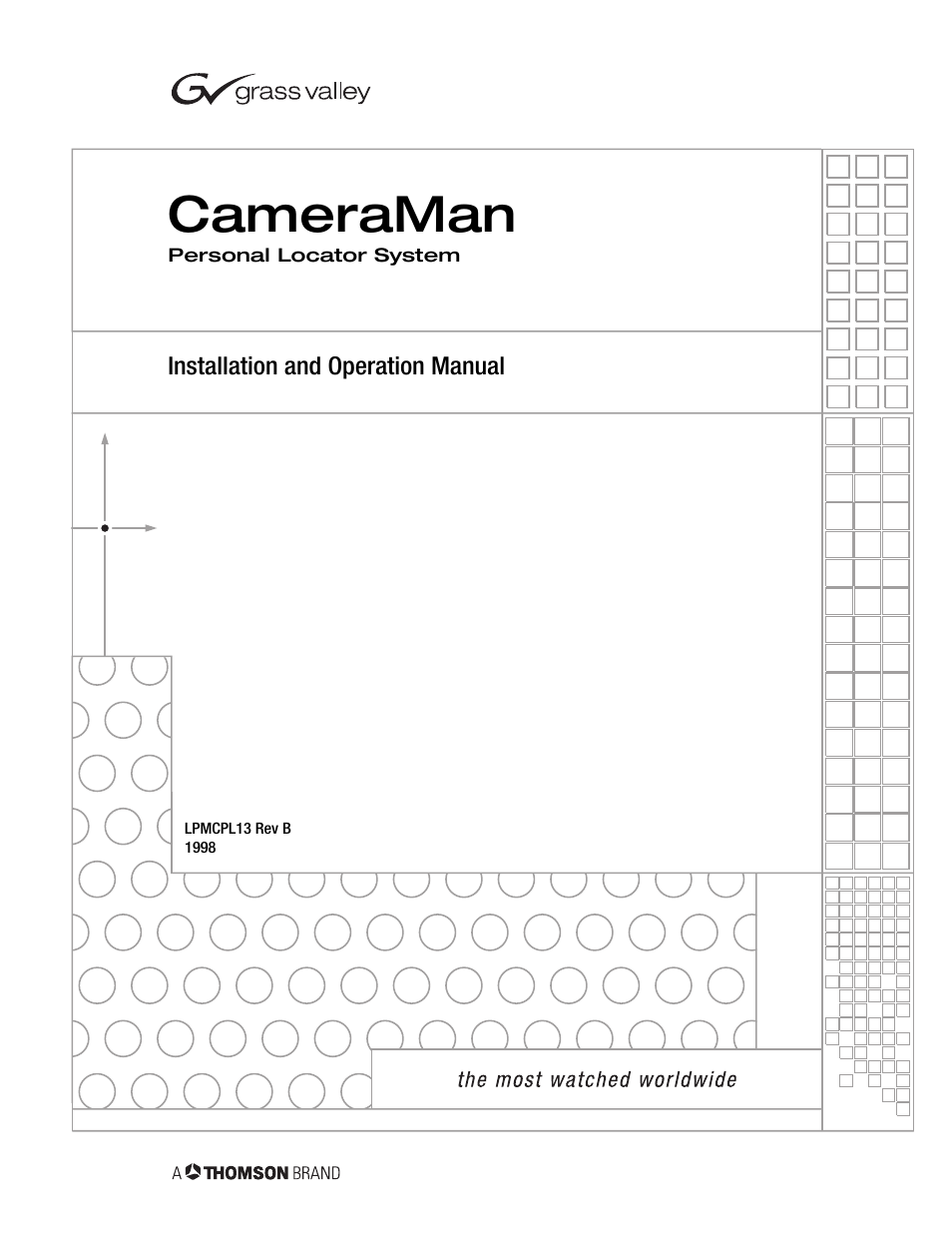 Grass Valley Personal Locator System CameraMan User Manual | 17 pages