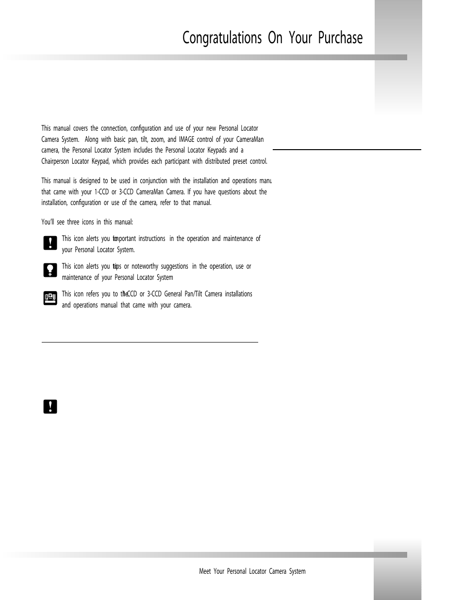 Grass Valley Personal Locator System CameraMan User Manual | Page 4 / 17
