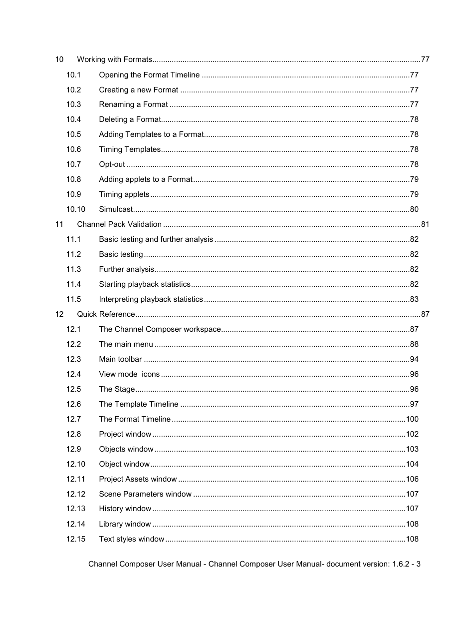 Grass Valley Channel Composer v.1.6.2 User Manual | Page 4 / 112