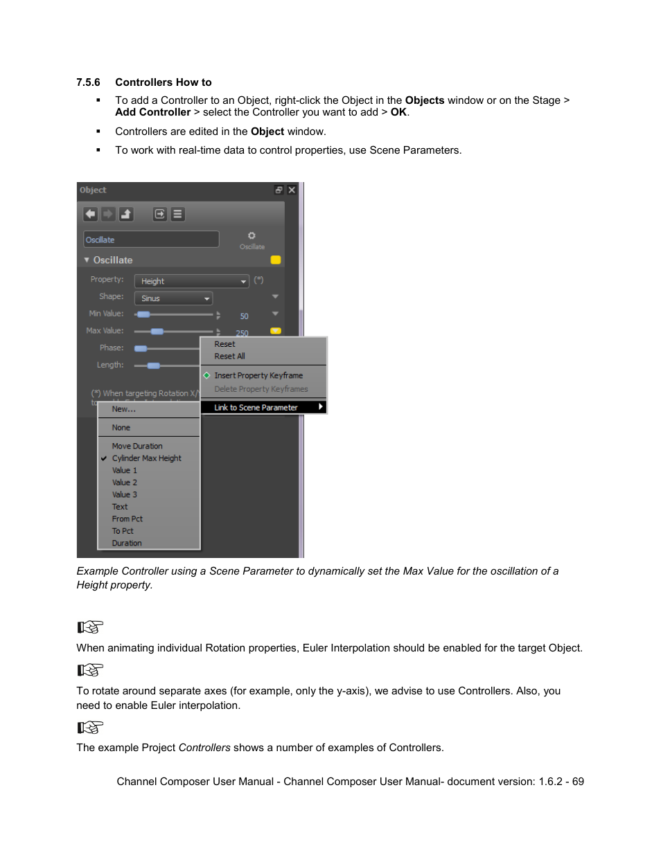 6 controllers how to | Grass Valley Channel Composer v.1.6.2 User Manual | Page 70 / 112