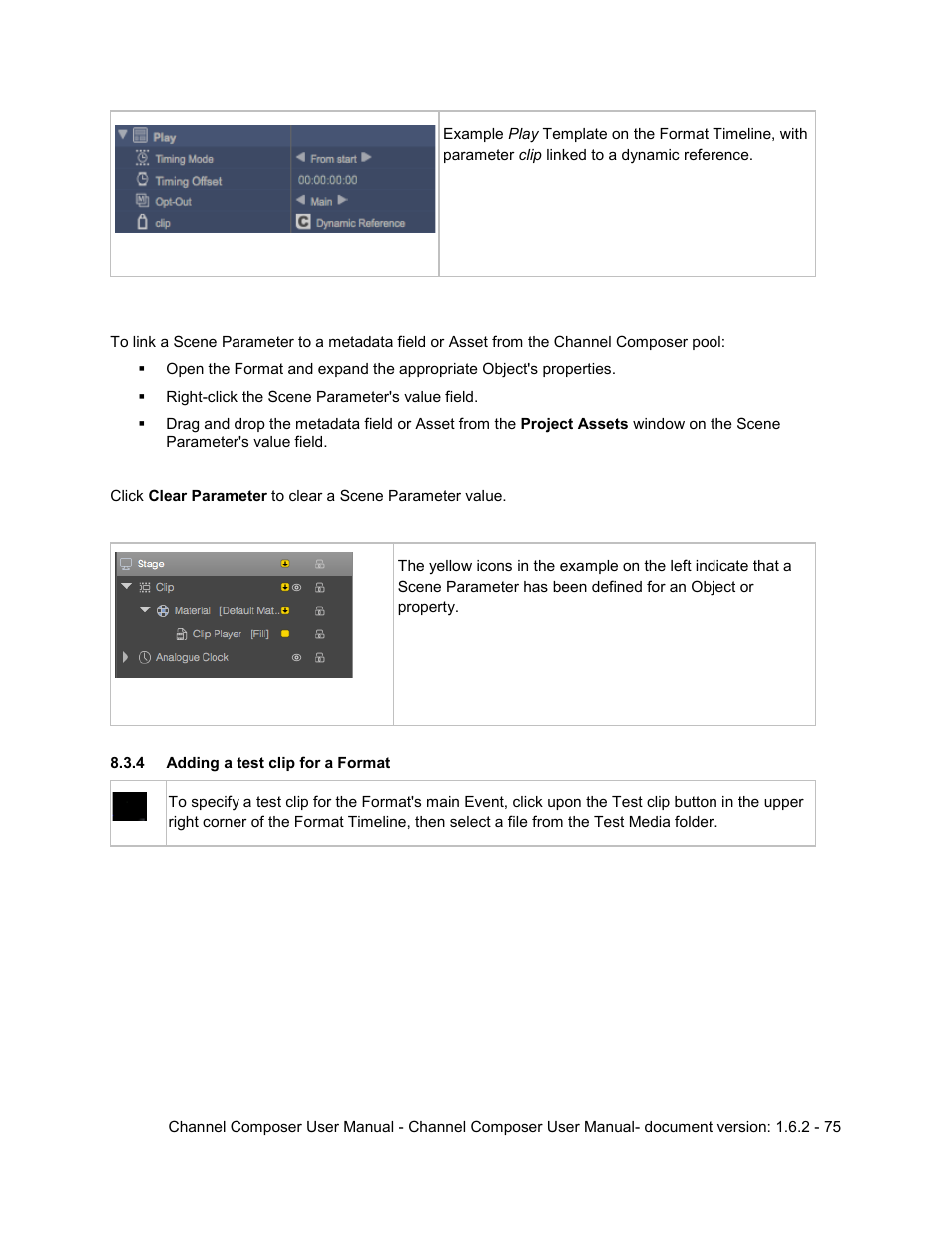 4 adding a test clip for a format | Grass Valley Channel Composer v.1.6.2 User Manual | Page 76 / 112