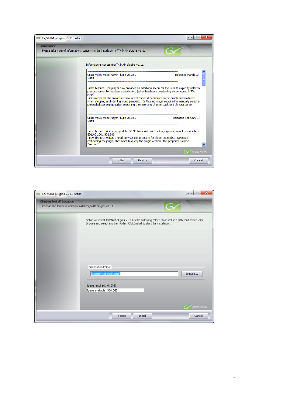 Grass Valley Cobalt v.2.87 User Manual | Page 12 / 73