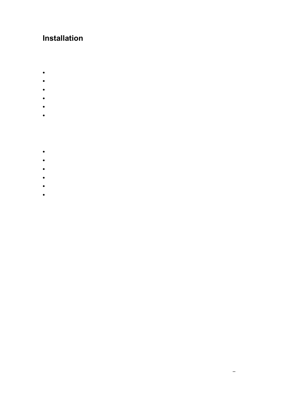 Installation, Workstation requirements for poc and tx/mam | Grass Valley Cobalt v.2.87 User Manual | Page 6 / 73