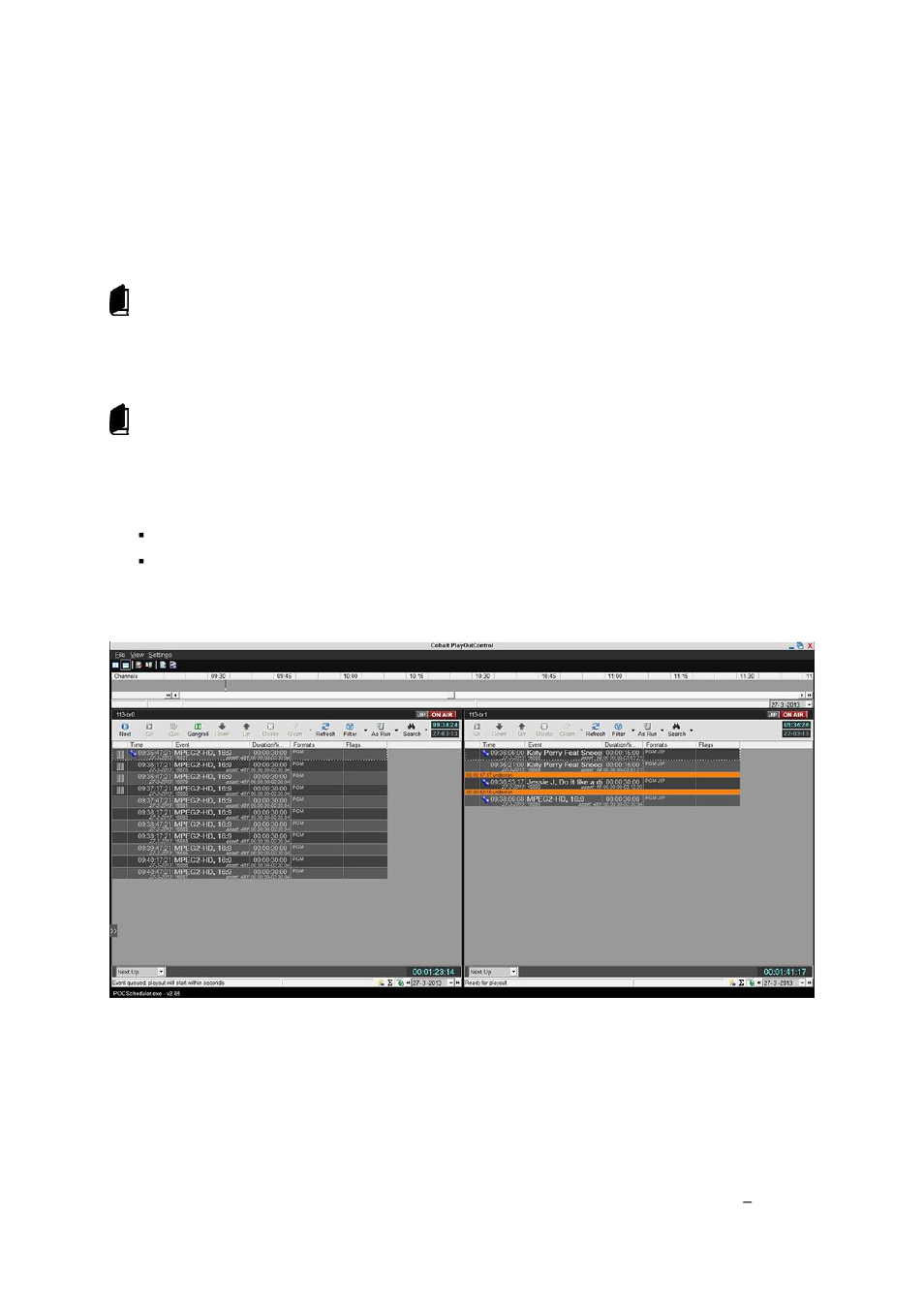 Operation | Grass Valley Cobalt v.2.87 User Manual | Page 62 / 73