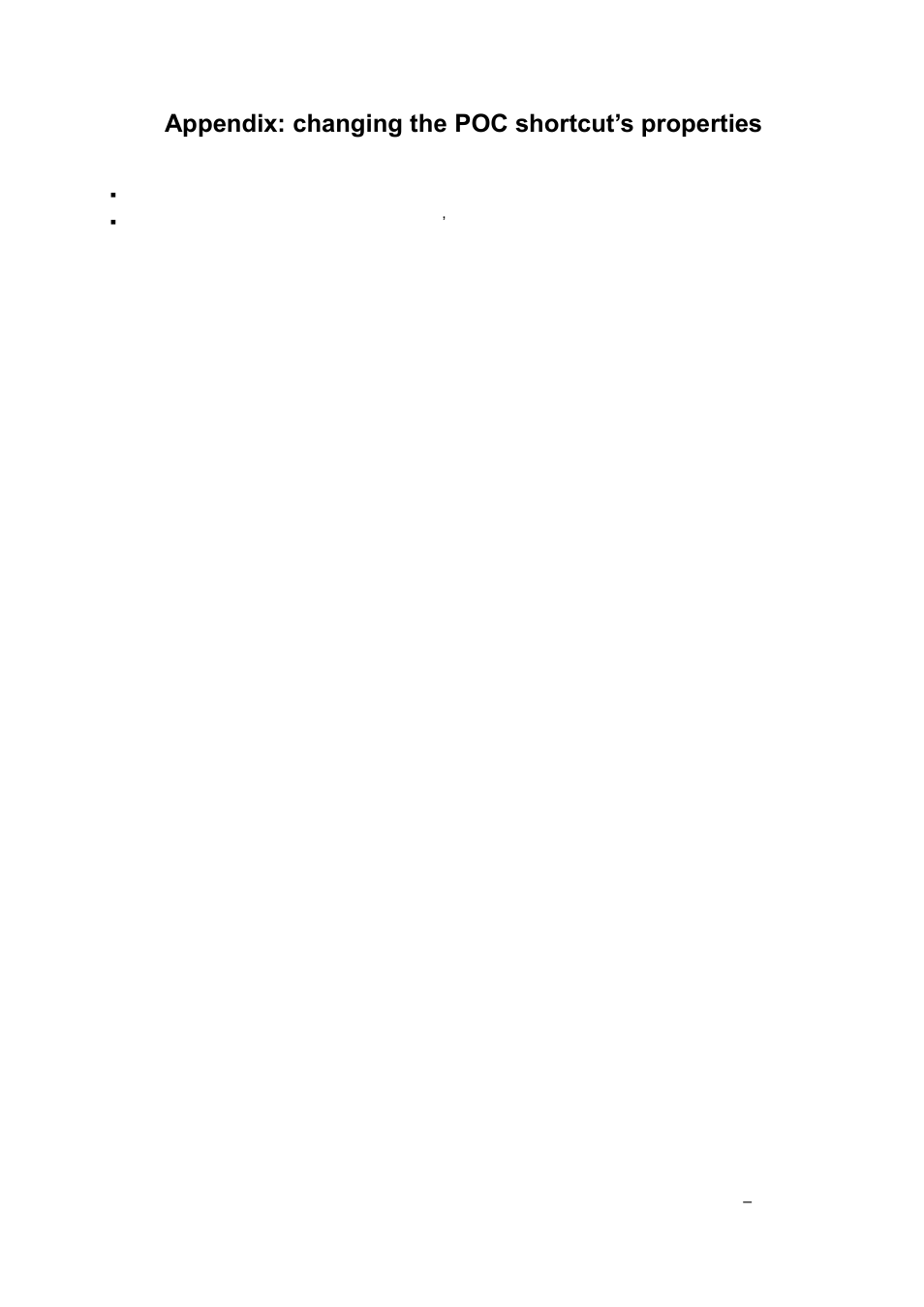 Appendix: changing the poc shortcut’s properties | Grass Valley Cobalt v.2.87 User Manual | Page 73 / 73